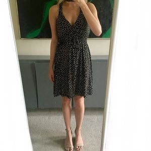 LOFT Black and White patterned sundress